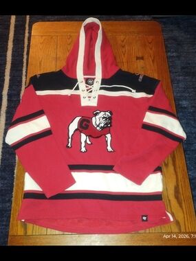 Georgia Bulldogs Superior Lacer Hoodie XL